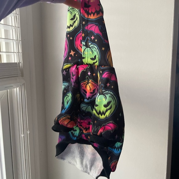 Halloween/Pumpkin S Hooded Pet Costume - Picture 3 of 6